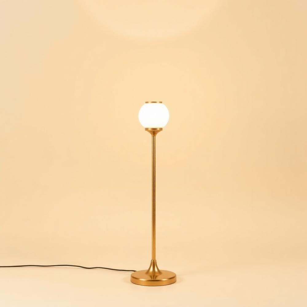 Lume Brass Floor Lamp